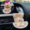 Pro LABUBU Výstup vzduchu Bezpečnostní sedačka Do auta Montovaná Makronka Panenka Aromaterapeutický klip Kreslená hračka Panenka Auto Roztomilá ozdoba