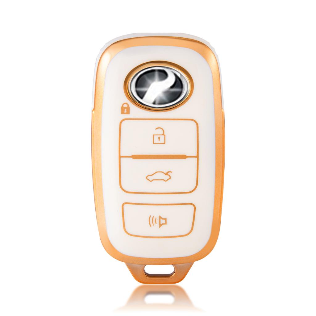 4 Buttons Key Fob Cover For Toyota Perodua Key Case Cover Car Key Protection Smart Remote Tpu Car Key Case Bag 8 Colors