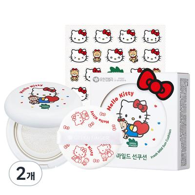 Hello Kitty Mild Sun Cushion for Infants SPF50+ PA++++, 14g, 2 Pieces