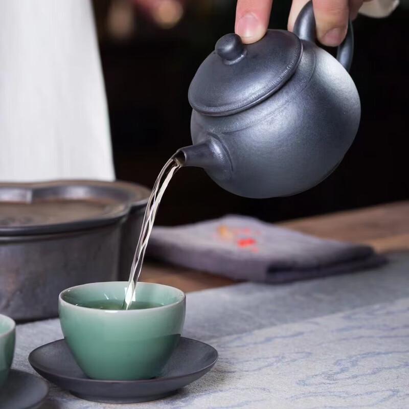 Yihude 9-Piece Basalt Tea Set