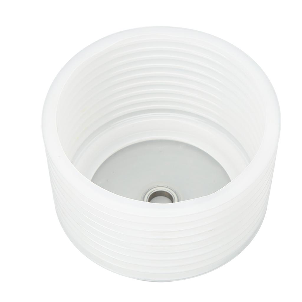 Hole Saw Dust Bowl Collector 125mm Silicone Transparent Bottom Cover with Spring for Drilling