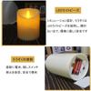 DFsucces LED Candle Lights, Set of 3, Warm Light, Flameless, Flickering, Energy-Saving, Safe, Long-Lasting, Convenient for Photography, Christmas,