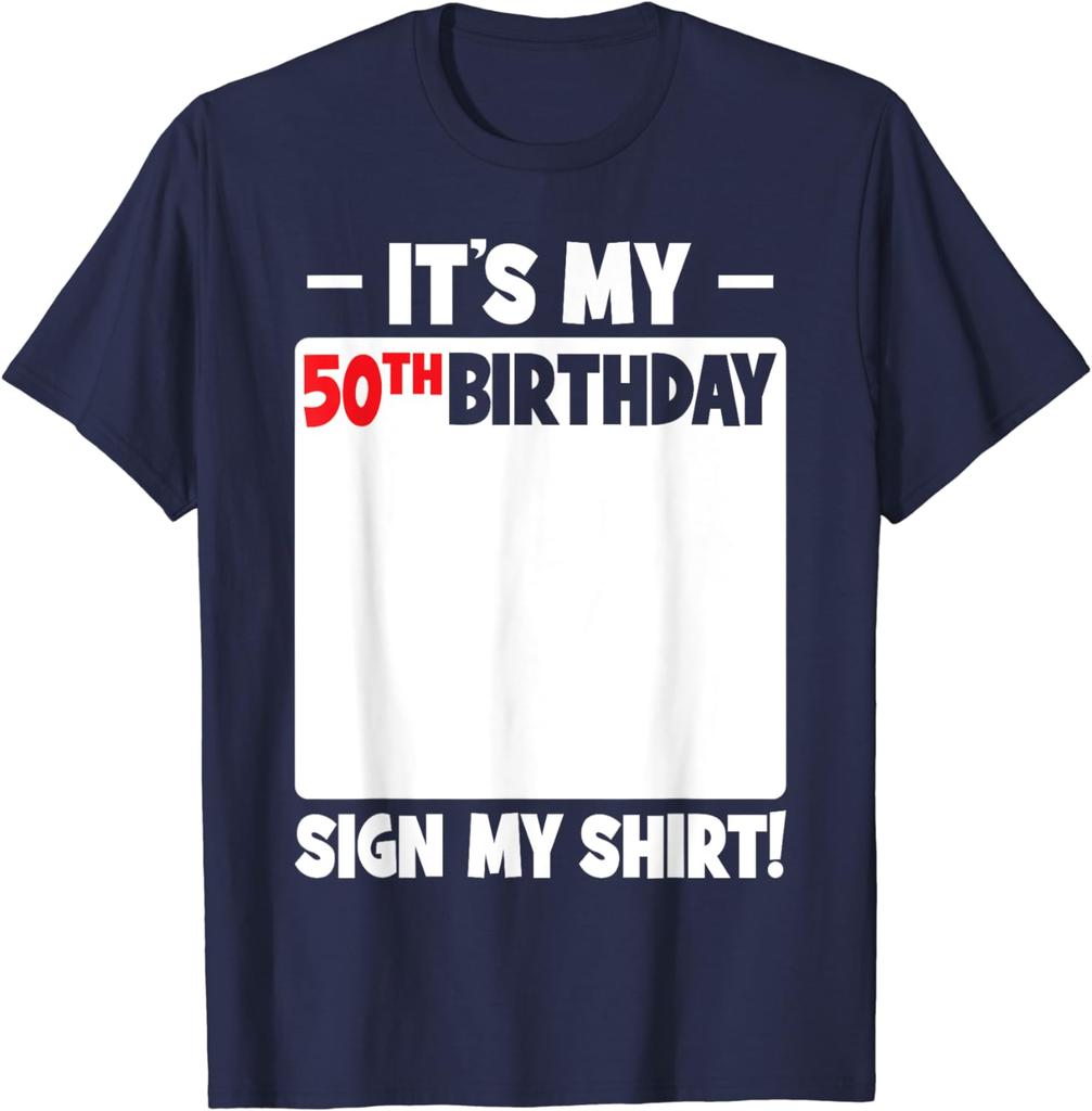 Unisex Unisex Funny 30 50th Birthday Party TShirt Streetwear Oversized Casual Gift Y2k Harajuku Cotton Short Sleeved Top Tee Unisex