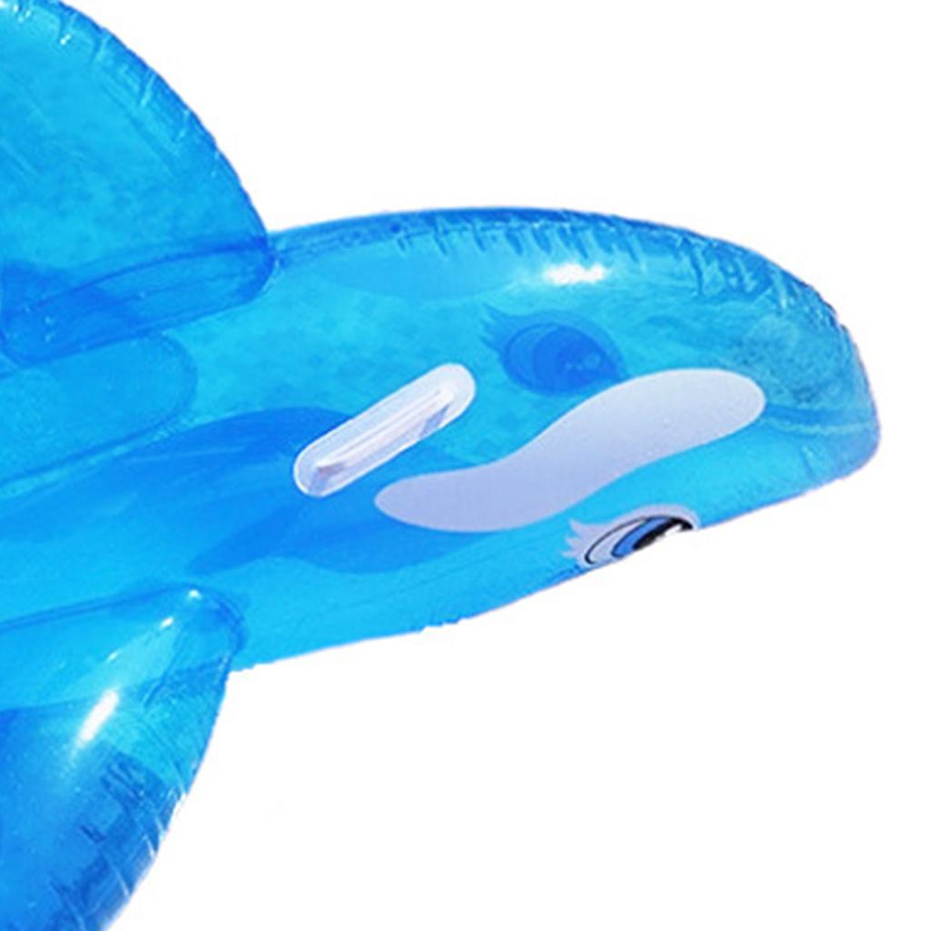 Inflatable Pool Float for Adult Cute Large Whale Shape Ride On Inflatable Swimming Pool Float for Swimming Floating