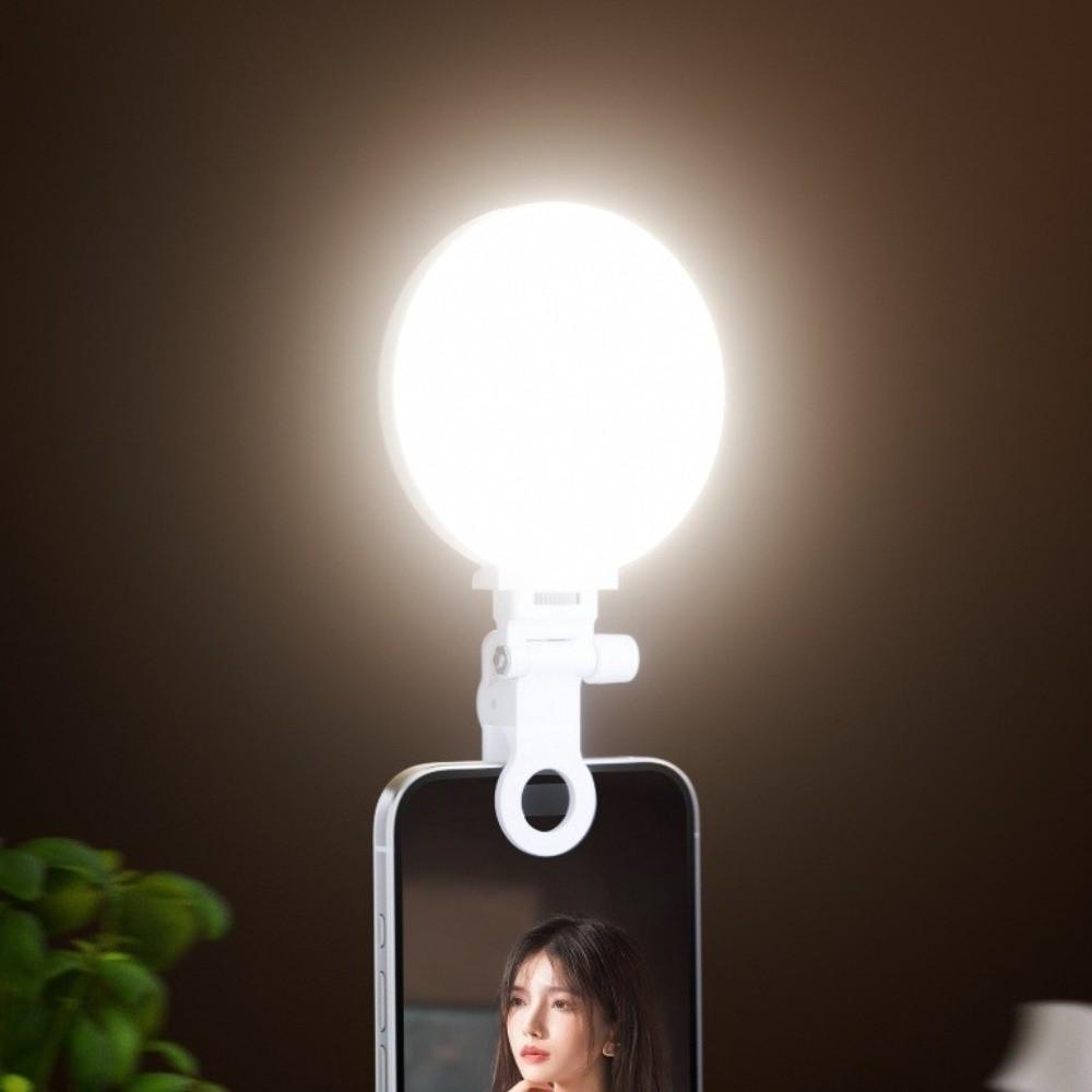 Clip-Halterung Mini-Fülllicht 3-farbige LED-Clip-Leuchte Handheld-Fotoleuchte Live-Streaming