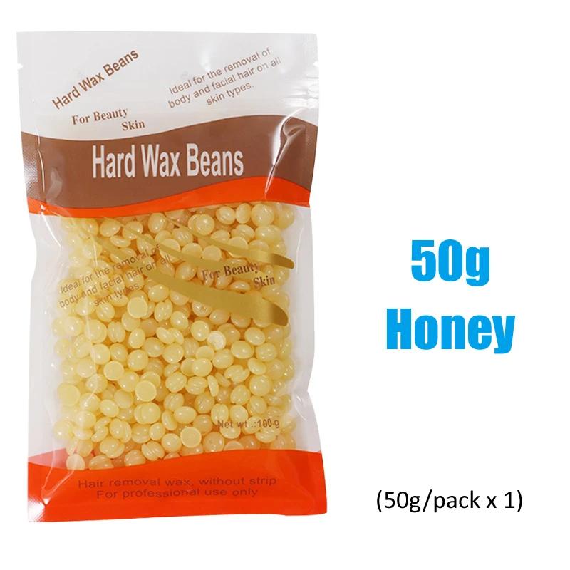 500g/50g Hard Wax Beans for Hair Removal Body European Brazilian Pearl for Wax Warmer Waxing Beans for Wax Heater Machine