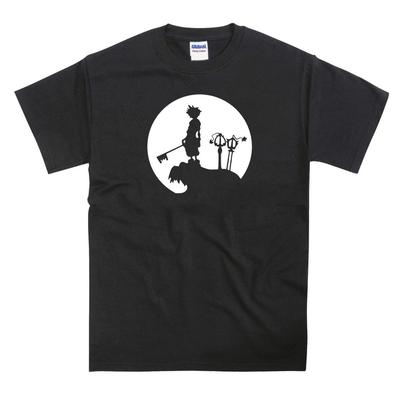 Sora Silhouette Kingdom Heart PS5 Inspiriertes T-Shirt