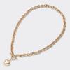 GU by Uniqlo Heart Motif Volume Chain Necklace