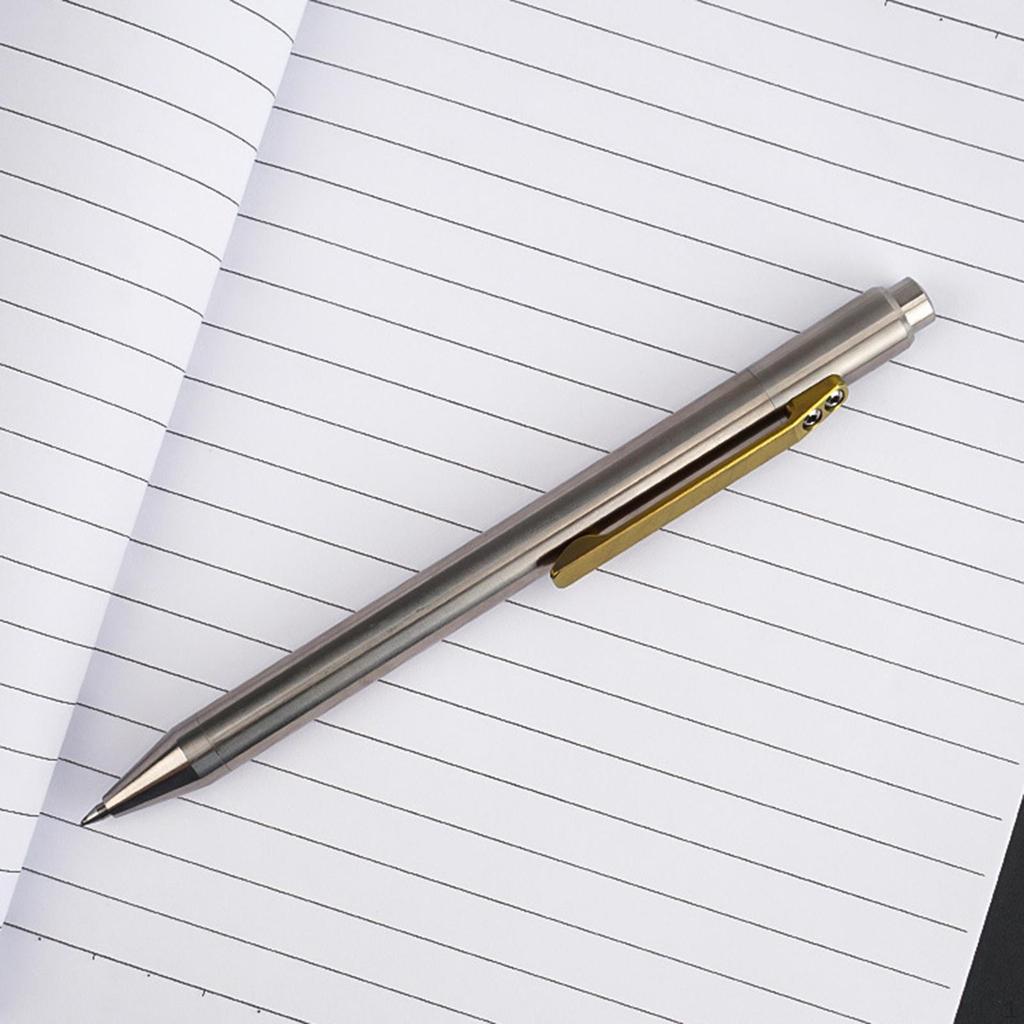 Titanium Alloy Bolt Action Pen for Smooth Writing Experience