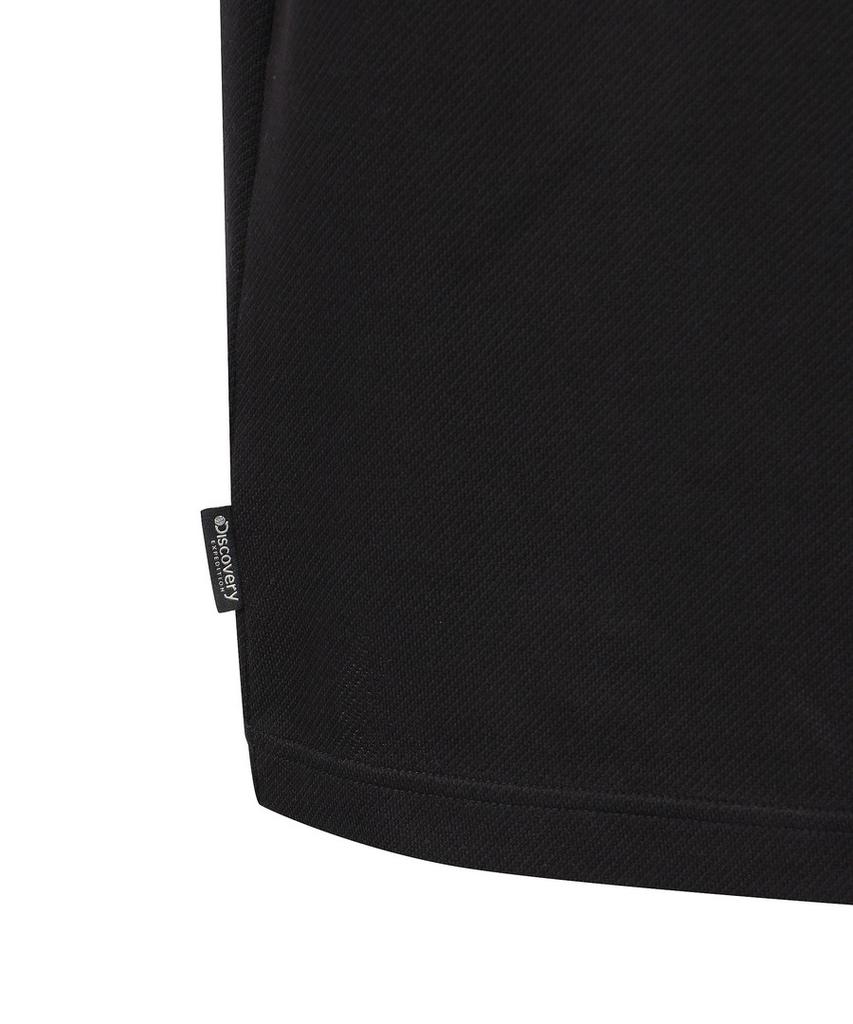 DISCOVERY EXPEDITION Men'S Freshvent Jacquard Training Short Sleeve T-Shirt (Black)