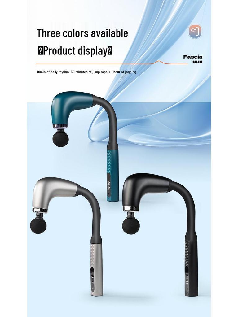 Portable Multi-Head Electric Massager with Hot & Cold Therapy