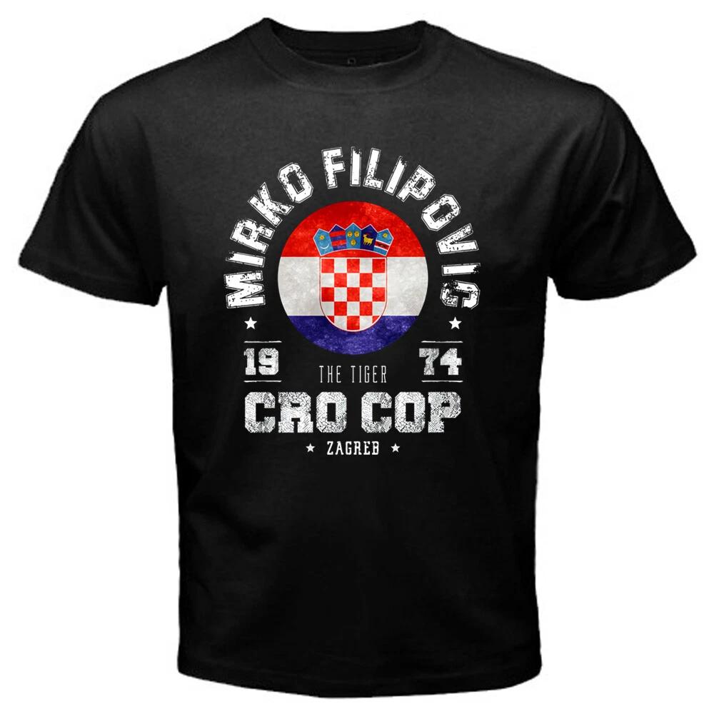 Mirko Crocop Filipovic Men s Black Size S to 5XL XL