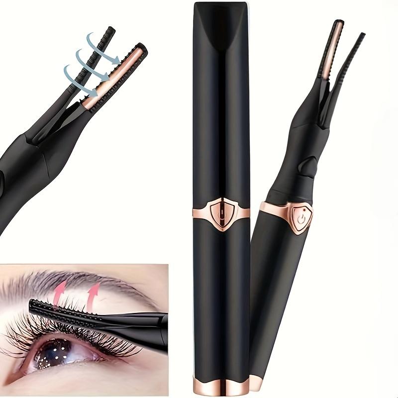 Heated Eyelash Curler USB Rechargeable Electric Eyelash Curler24H Long-Lasting Natural Eyelashes 3 Heating Modes