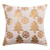 New Sequin Christmas Pillow American Holiday Plush Sofa Pillow Cushion Cover Sequin Embroidered Pillow Cover Aa