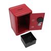 Mini Safe Box Red Dictionary Shape Money Bank Metal Piggy Bank with Lock Key Password for  Jewe