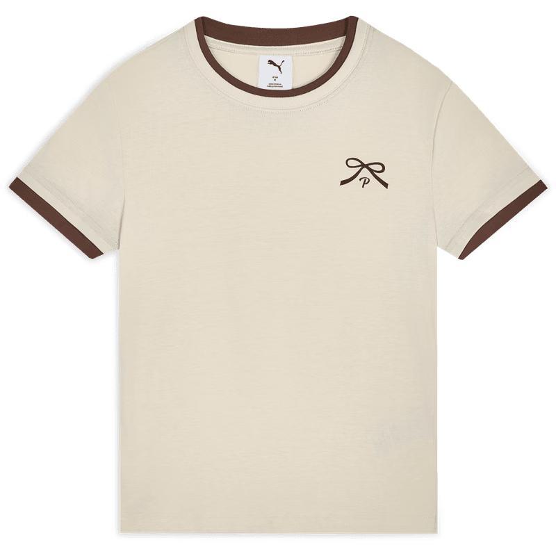 PUMA Women s Cool-Touch Slim-Fit Colorblock T-Shirt L снег белый