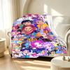 KPop Demon Hunters Pattern Blanket for Home Decoration, Bed, Sofa, Car Travel, Camping, Suitable for All Seasons, Birthday Christmas Gift