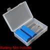 Transparent Hard Plastic Case Holder Storage Box for Model 26650 Batteries, Portable Battery Organizer