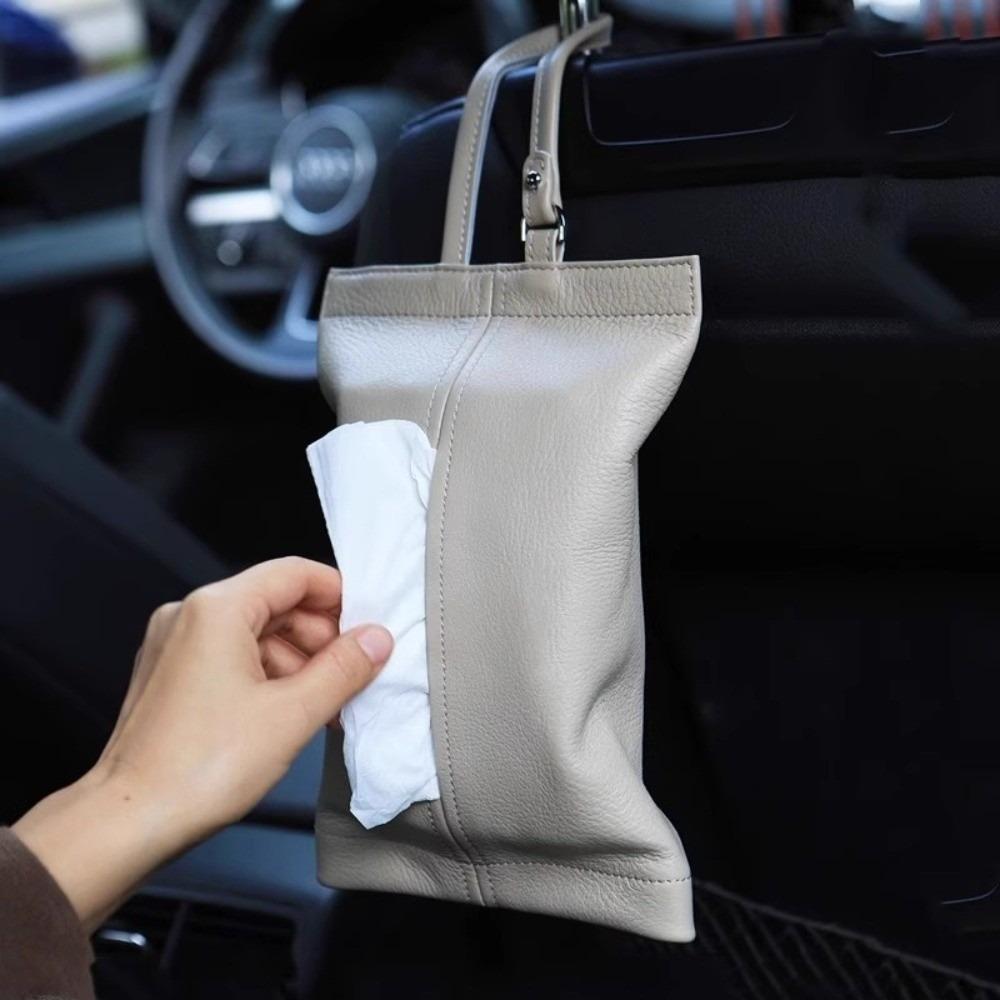 Multi-Function Car Tissue Box Car Interior Car Storage Box Premium Tissue Cover  Car Seat Area