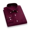 Men's Long Sleeve Business Casual Oxford Shirt