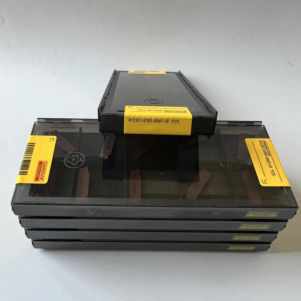 Original Sandvik / N123E2-0185-0001-GF 1125 /CNC Lathe Carbide Blade Tool 10 Pcs