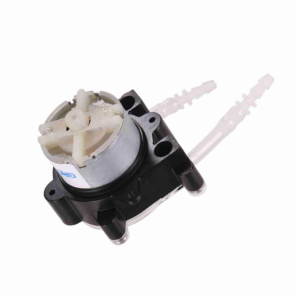 DC 6V DIY Dosing Pump Mini Peristaltic Dosing Head Self Priming Function Large  150ml Min for Aquarium Lab Chemical