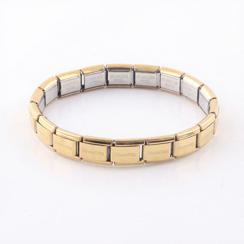 Italian Charm Bracelet Unisex 316 Stainless Steel Removable Starter Modular Jewelry Trendy Anniversary Gift Link Bracelets