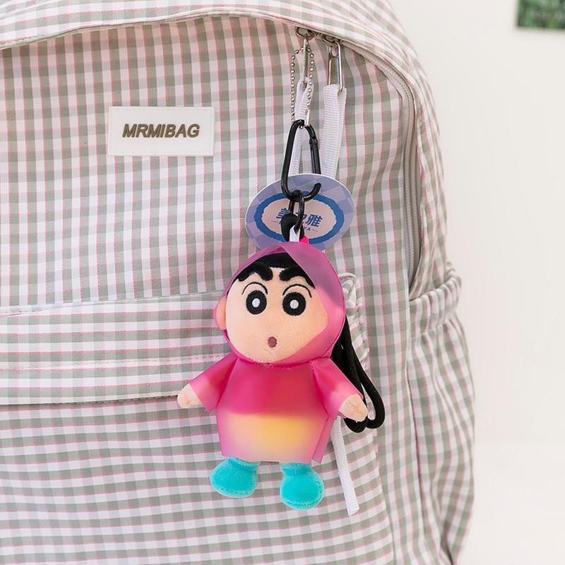Crayon Shinchan Keychain Plush Toy For Backpack Decoration Collectible Gift