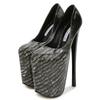 Mode Sexy 22 cm Extreme High Heels Schuhe Frau Mode Luxus Plateau Pumps Frauen Mit Hohen Absätzen Dame Große Größe Stripper Fetisch Schuhe marke