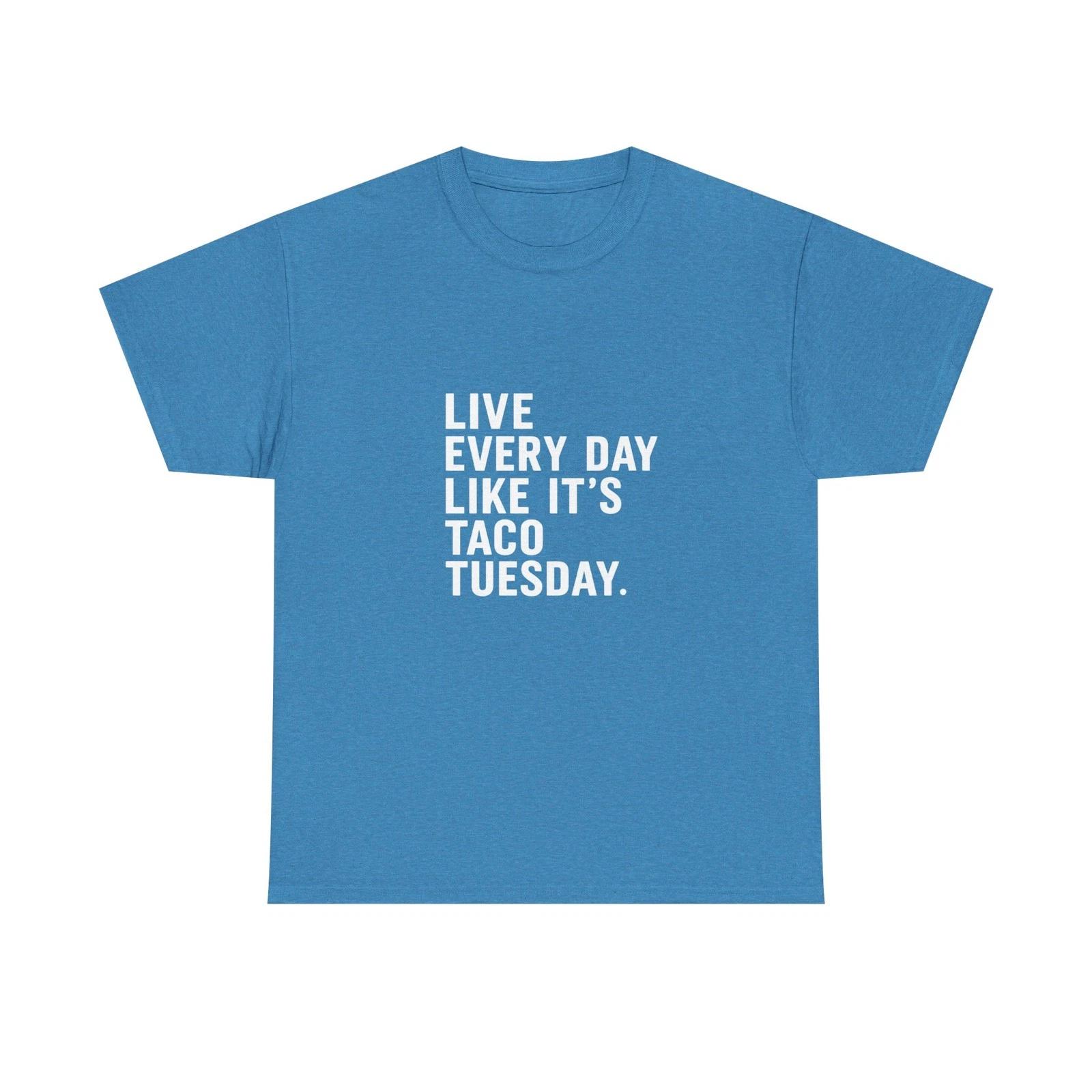 Taco Tuesday Tee - Fun Unisex Cotton T-Shirt, Casual Wear, Gift for Taco [...] L