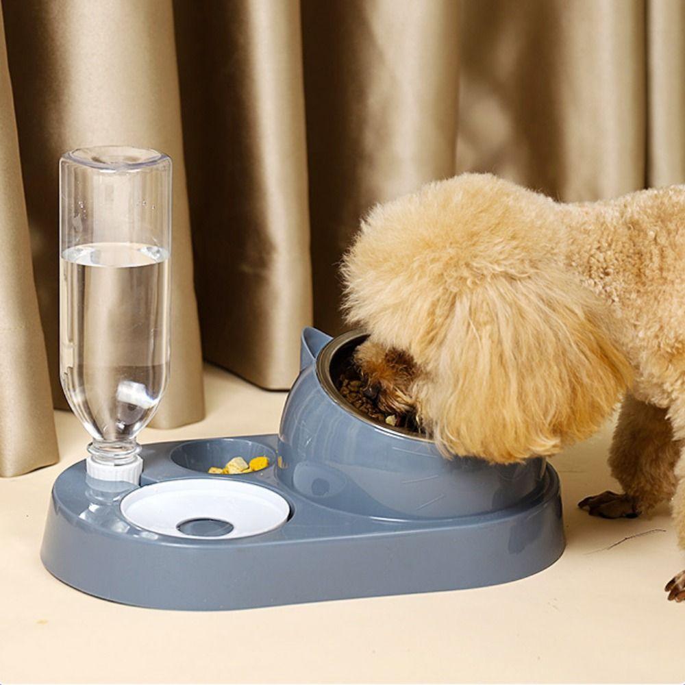 

Durable Plastic Automatic Water Dispenser Dog Food Container Cat Water Feeder Pet Food Basin