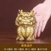 Brass Figurine Good Luck Zodiac Copper Dragon Small Year Auspicious Beast Home Store Office Desk Craft