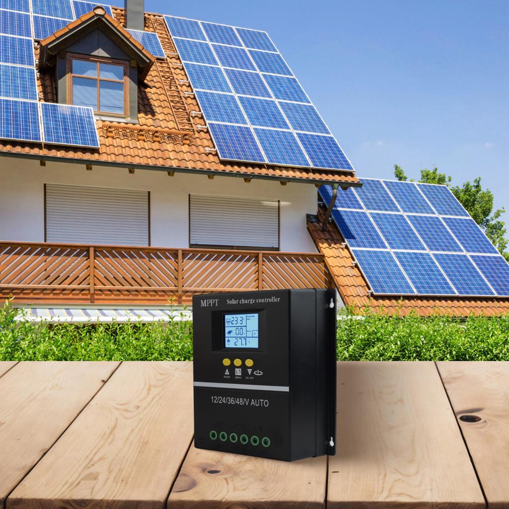 12V 24V 36V 48V Controller 100A Solarladeregler Fabrikgebrauch Verdickter Aluminiumlegierungs-Kühlkörper Für Spielkonsolen