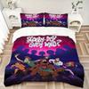 3pcs Scooby Doo and Guess Who Quilt Set Soft and Comfortable Bedroom, Guest Room and Dorm Decor Bedding Set.H074