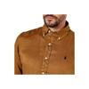 Polo Ralph Lauren Solid Color Embroidered Logo Polo Button Long Sleeve Shirt Men Shirts Khaki 710966294-016