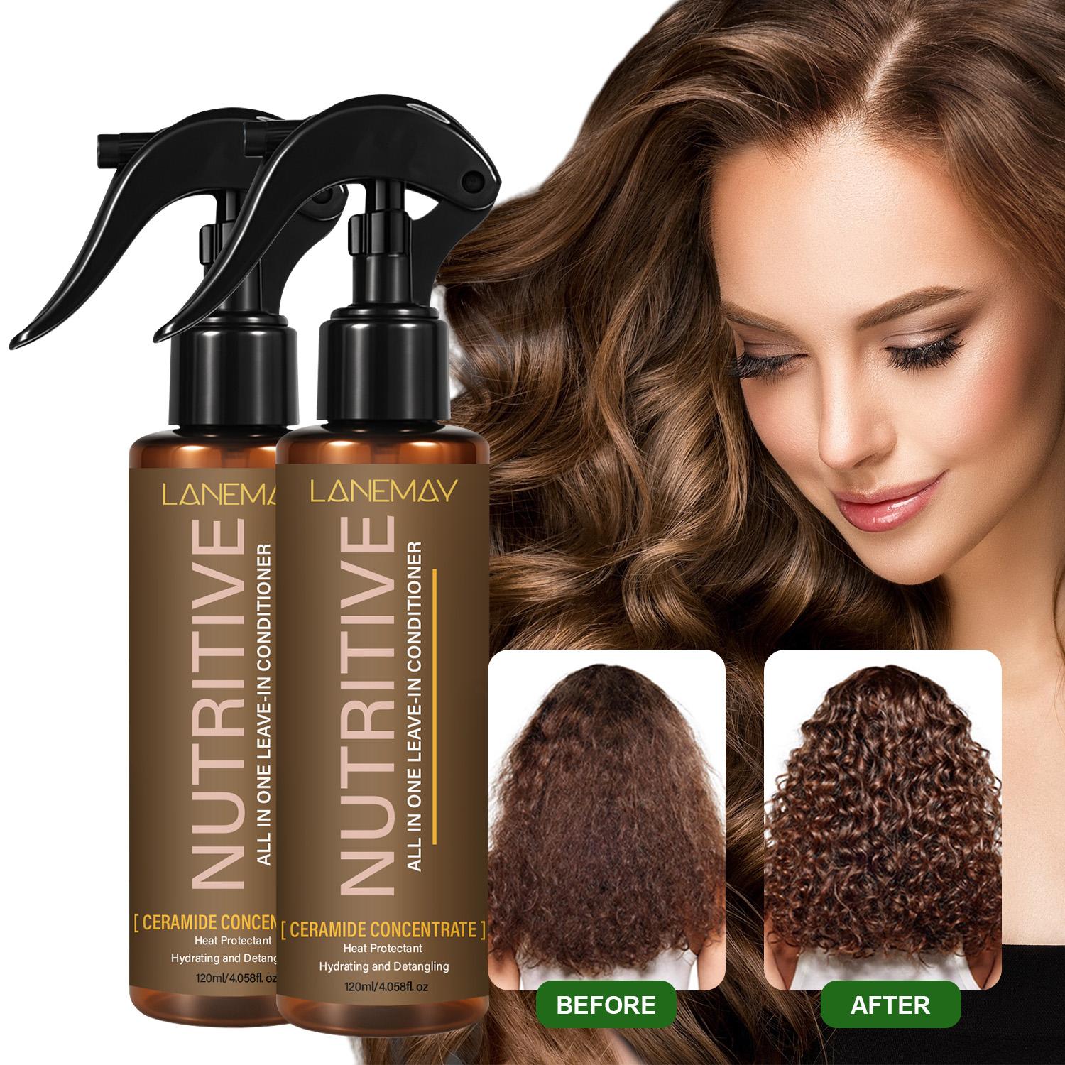 All In One Leave-In Conditioner-Smoothing Formula-Represhing Hebral Scent-Suitable For All Hair Types, 120ml