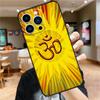 Aum Om Yoga Symbol Case For iPhone 18 17 Pro Max 16 15 14 11 12 13 Mini Plus 16e 17 Air Bumper Cover Accessories