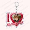 Portachiavi Carino I Love My Boyfriend Chibi per Accessori Law Pet Strade Lawrence Ren Hana Owo Portachiavi Gioielli Amici Fan Regali