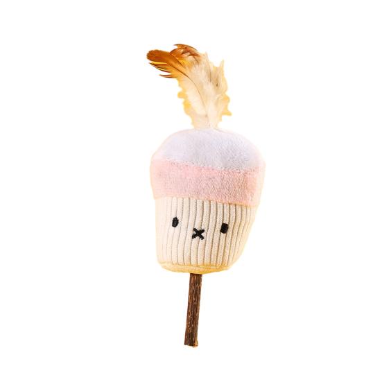 Interactive Cat Toys with Catnip Teeth Cleaning Cute Fruit Shape Bite Resistant Relieve Boredom Soft Plush Cat Toys