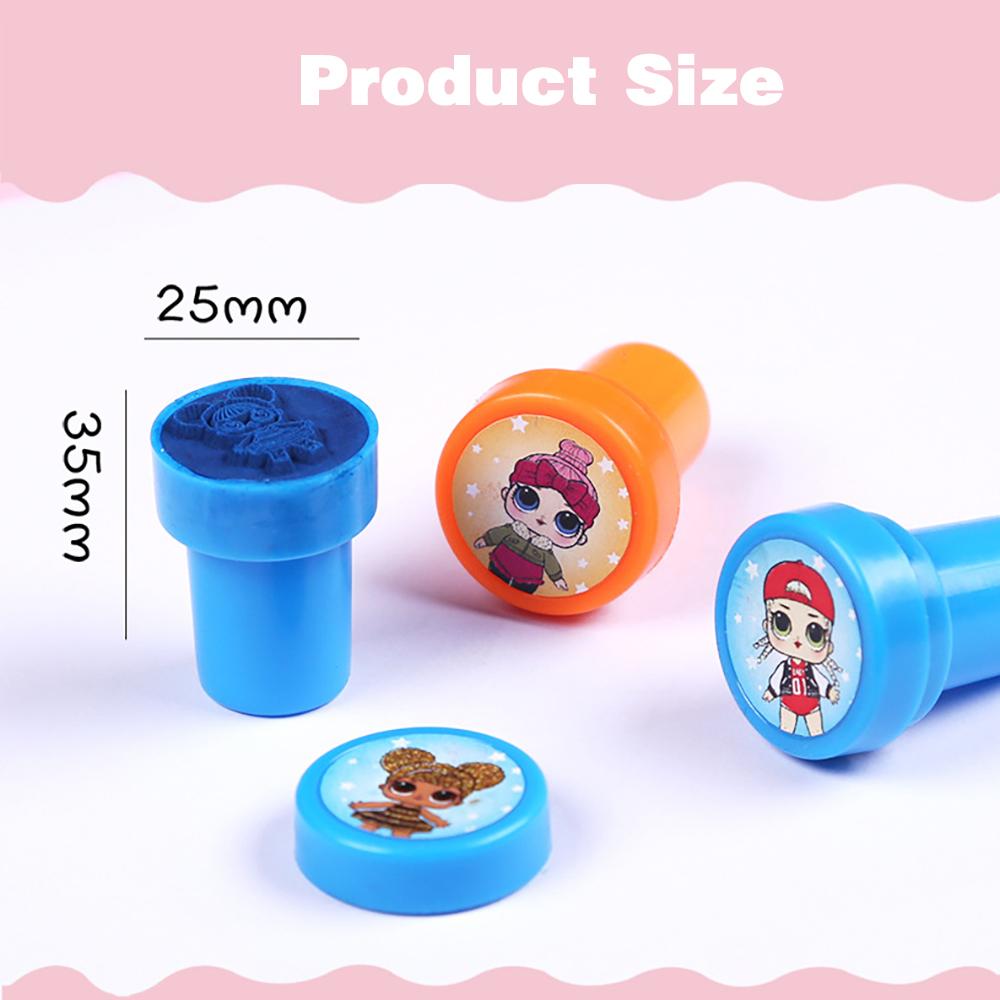 Kreativní 10ks kreslené dětské razítko DIY scrapbook Fotoalbum Dekorace Graffiti pečeť Mateřská škola Povzbuzení Razítko Dárky