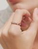 HYERES LOR Shine Cube Silver (P) Single Ring Hl2R68249P9