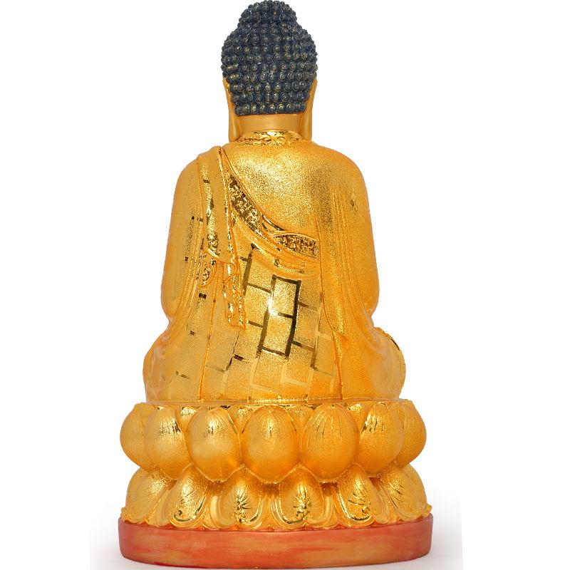 Tathagata Decoration Household The Buddha Buddha Gold Buddha Home Worship Craft Decoration Buddha Decoration