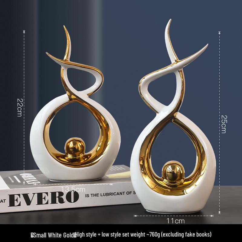 European Ceramic Time Flies Ornament: Elegant Art Decor for Home or Office