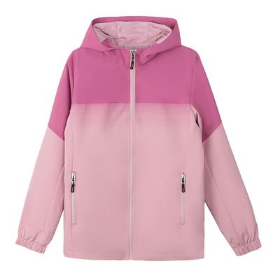 Veste Charge, Veste à capuche à blocs de couleurs, Coupe-vent pour femmes, Veste décontractée pour femmes grande taille printemps et automne