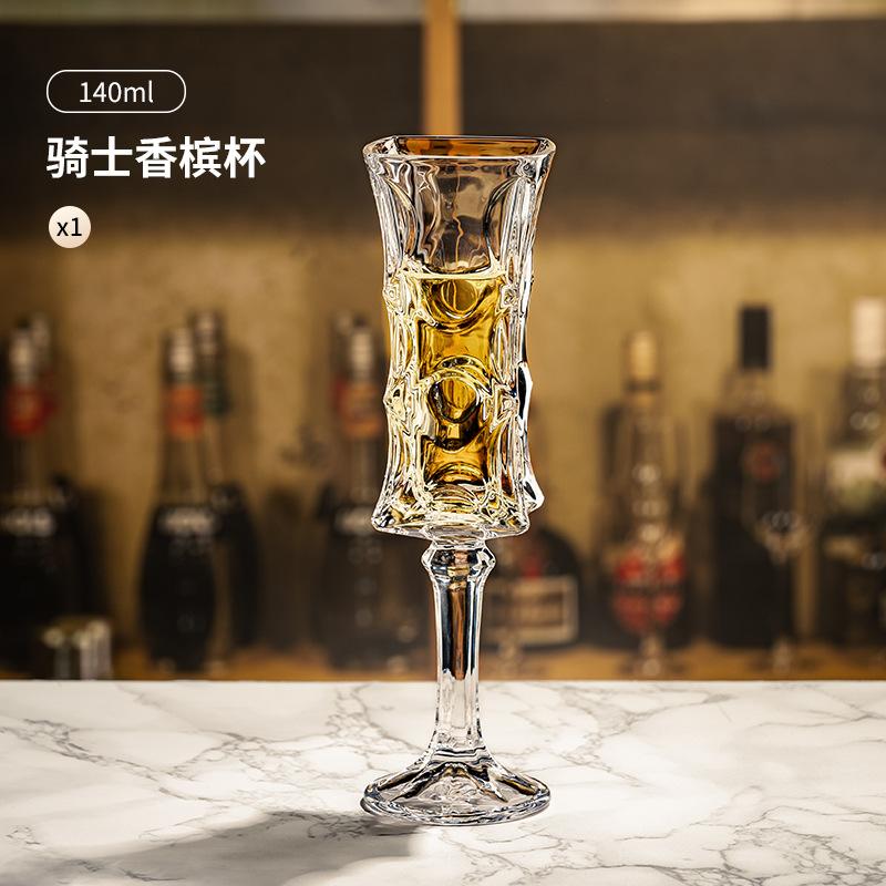 Cocktail Glass Lead-Free Crystal Bar Wine Glass Stemware Unique Champagne Glass For Sweet Wine And Drinks