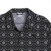 Puma Classics New Prep All-Over Print Fashion Versatile Soft Skin-Friendly Short Sleeve Shirt Unisex Shirts Black 627873-01