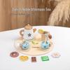 Children's Wooden Danish Royal Afternoon Tea Role-Play Set Educational Toy