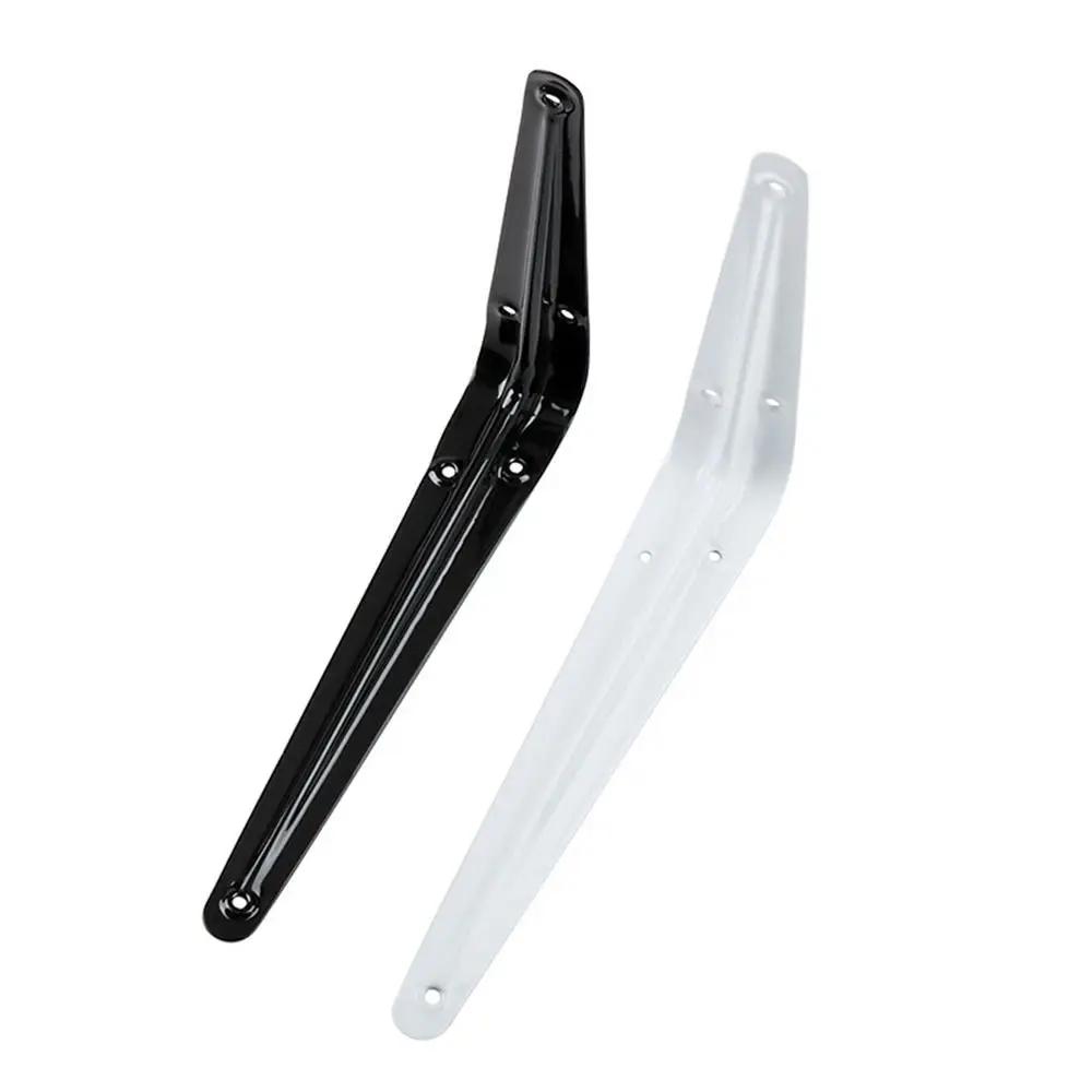 1Pcs New 4-14inch Triangular Bracket Support Wall Mount Hanging Black White Mounting Bracket Fixed Metal Shelf Corner Brace