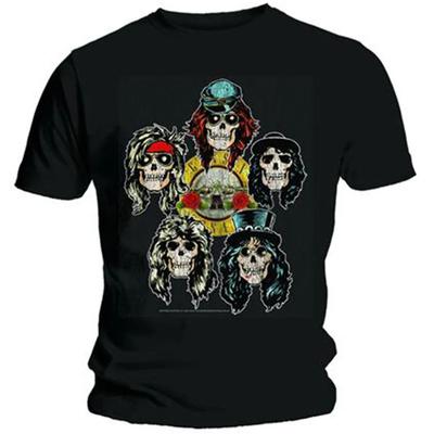 Guns N Roses Vintage Heads T-shirt High-end Luxury Is for Both Men and Women Top Y2k 2026 Summer