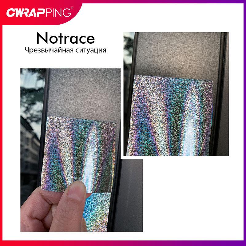 Laser Flash Vinyl Car Sticker Holographic Chrome Truck Decoration Auto Decals Air Bubble Free for Auto Body